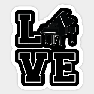 Piano Love Sticker